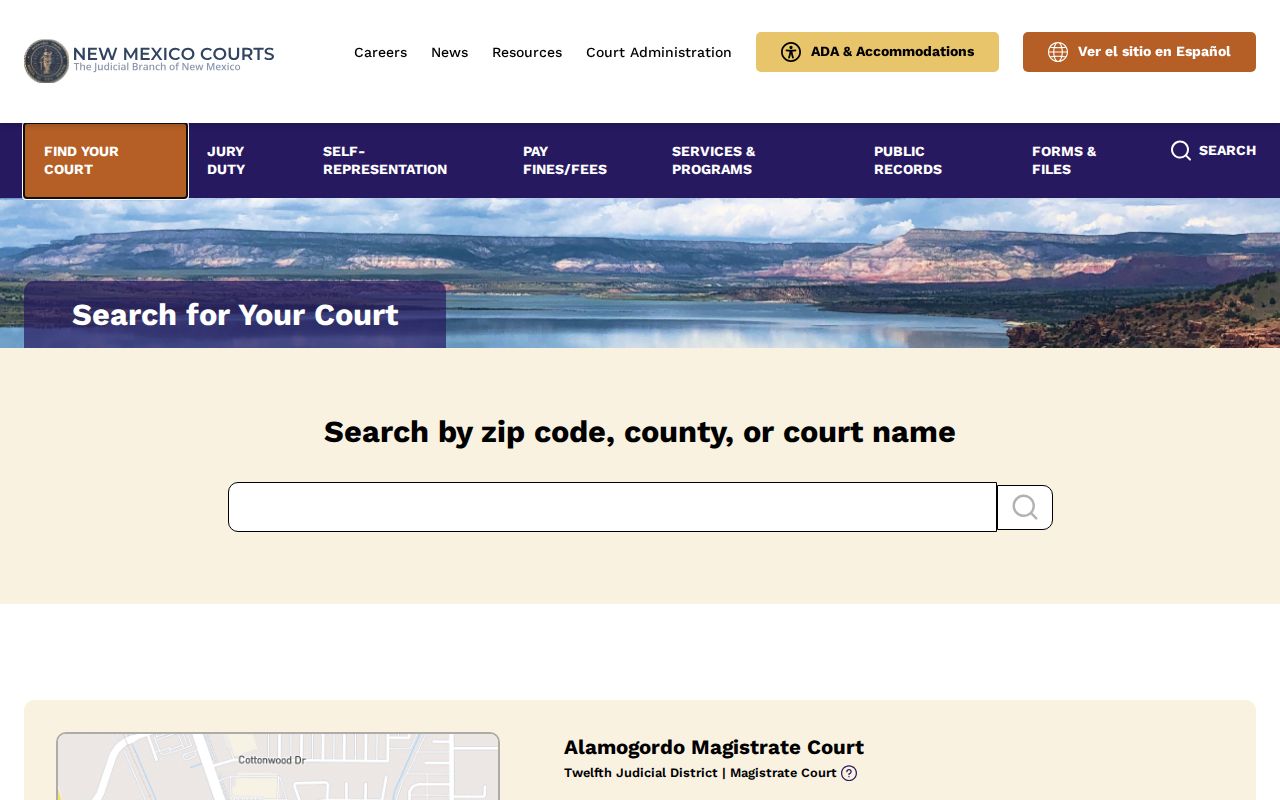 Valencia County case lookup court finder for identifying the right court level